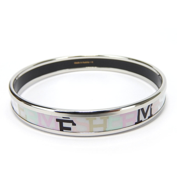 Hermes Hermes Enamel Metal Bangle Multicolor Metal Bangle - Picture 4 of 10